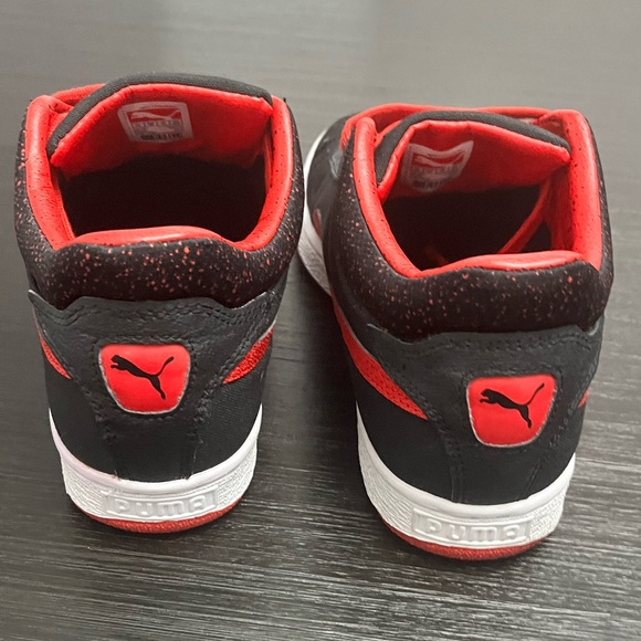 Like New Puma MMQ Steppers size 7.5M or 9W Black and Red - Picture 6 of 6